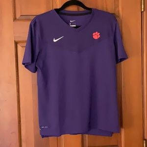Nike..Clemson.purple T shirt